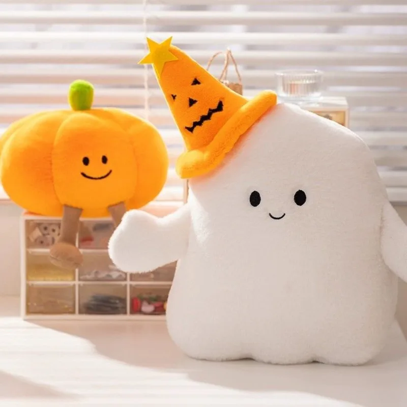 Pumpkin Devil Ghost Pillow Doll Devil Ghost Pillow Smile Pumpkin Decoration Plush Toy PPcotton Super Soft Cushion Pumpkin Doll