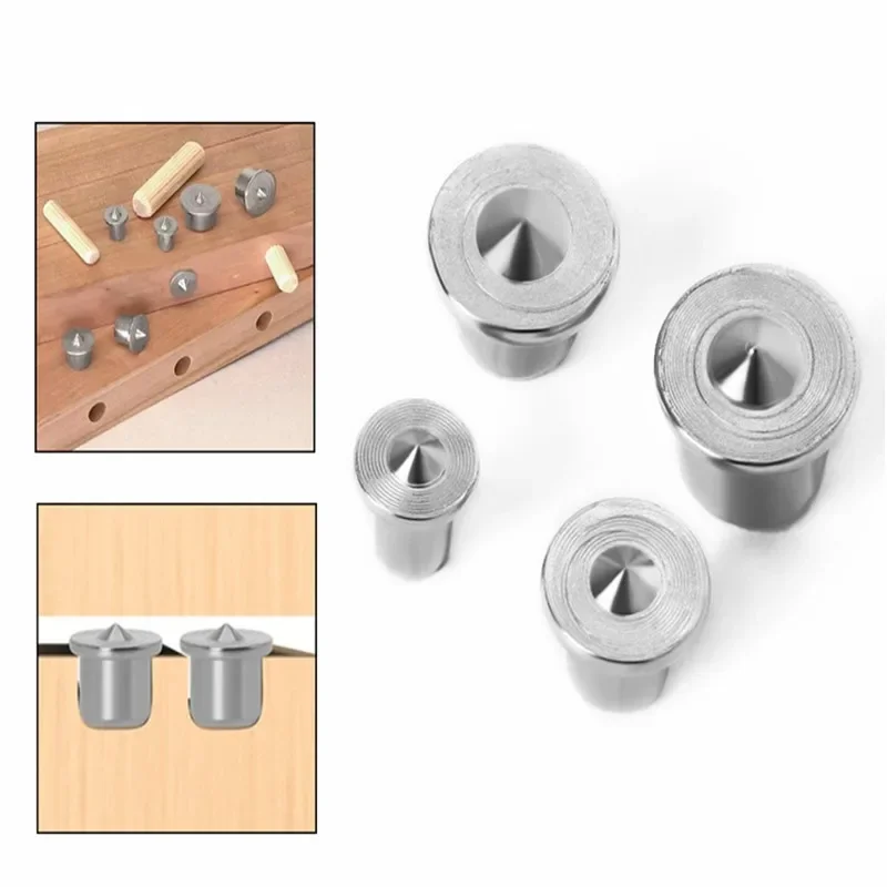 Panel Furniture Positioning Carpentry Log Dowel Tips Round Log Pin DIY Locator Wooden Pin Center Punching Accessories