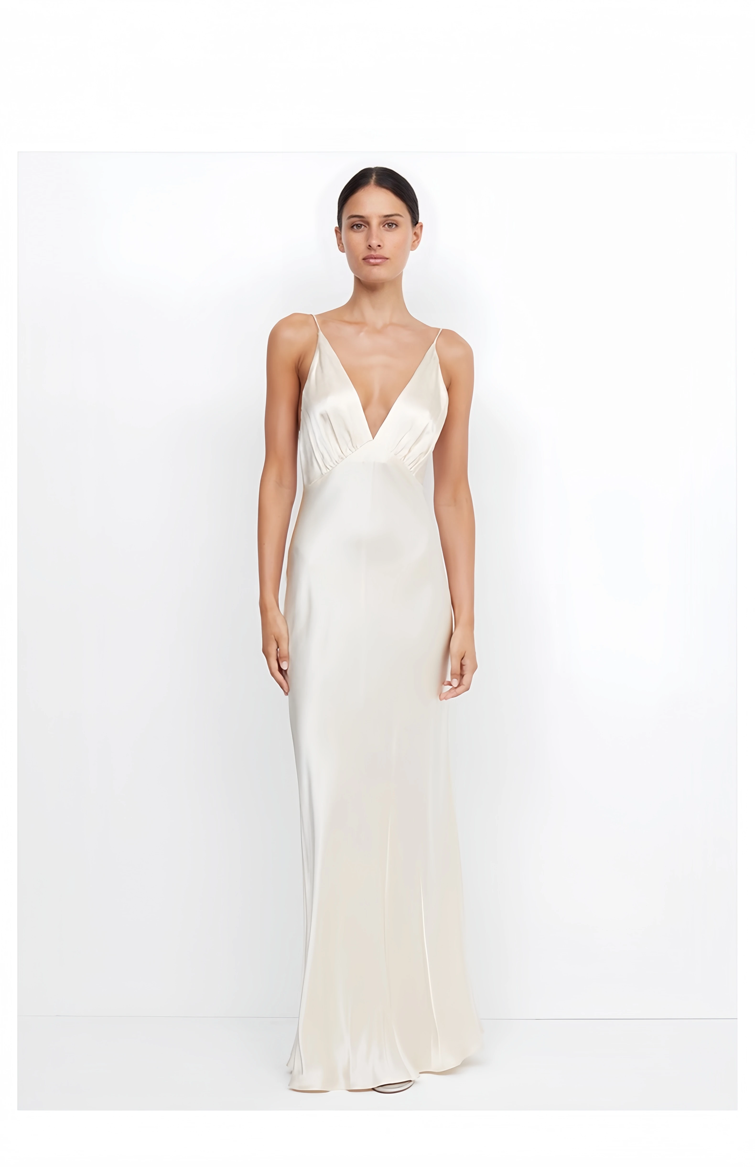 

Сексуальное платье для выпускного вечера, черное атласное платье макси для женщин, глубокий V-образный вырез спереди и сзади, облегающее вечернее платье для свадебной вечеринки, банкета