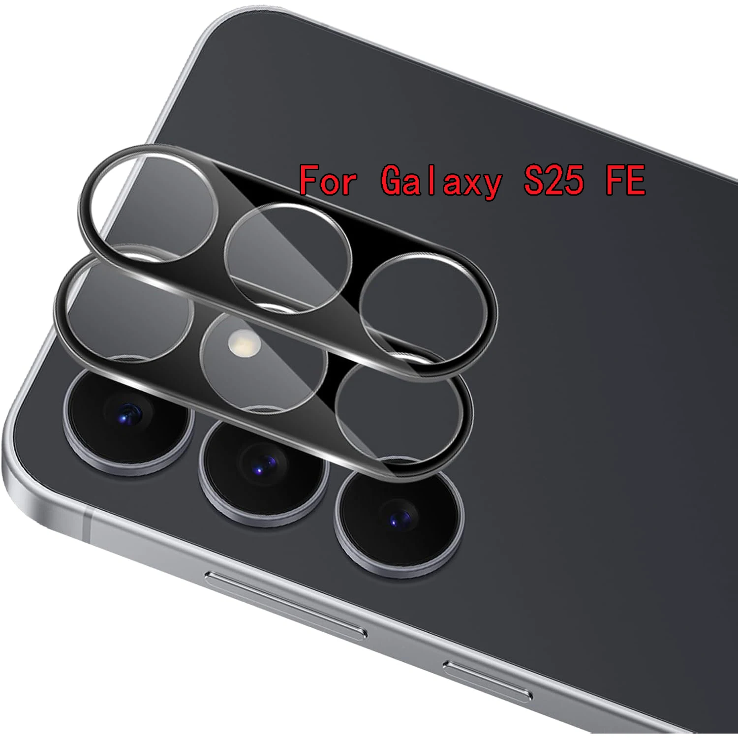 2/4Pcs Pelindung Kamera 9H Untuk Samsung Galaxy S25 FE/S24 FE/S23 FE 5G Film Pelindung Lensa HD