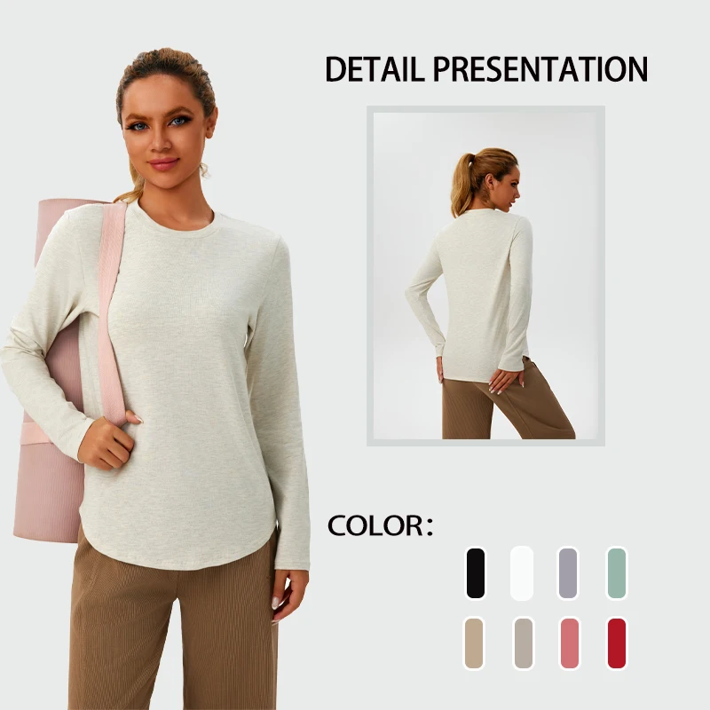 

Women Sports Top Suit for Fitness Clothing Shirts Sets Workout T-shirts Sportswear Accessories Women Long Sleeve Yoga Clothes