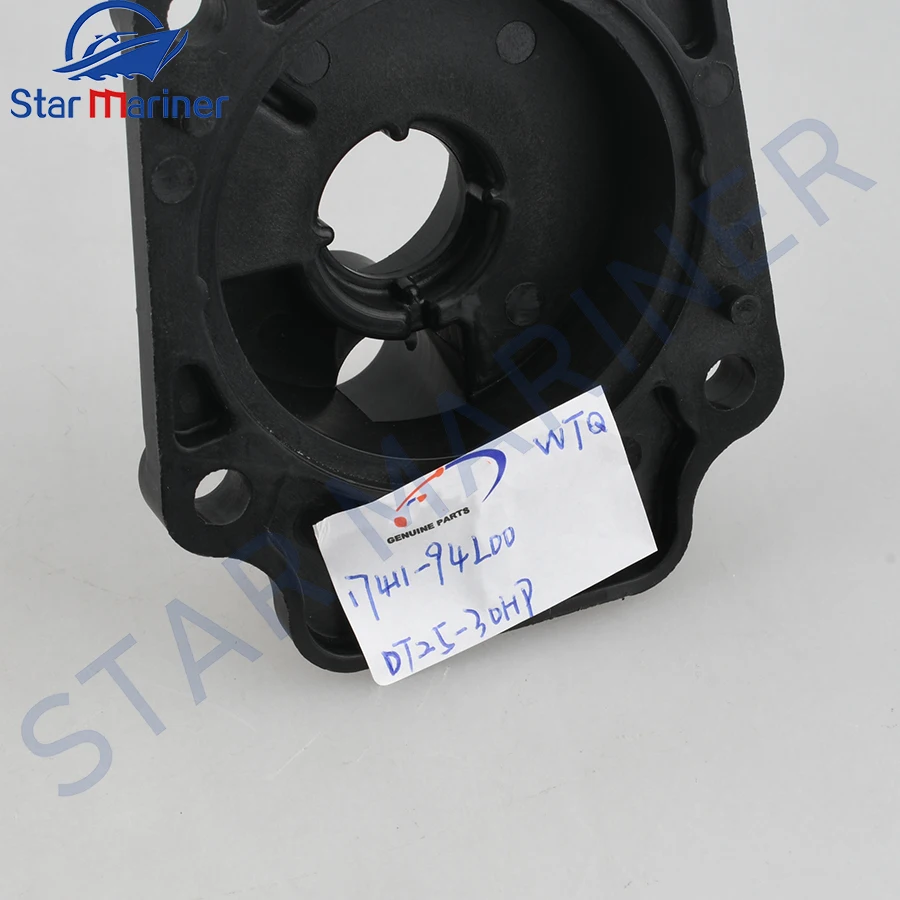 

Корпус водяного насоса для лодочного двигателя 17411-94L00 для подвесного мотора Suzuki DF25A DF30A DT25 DT30, втулка 17413-94L10, заменяет детали