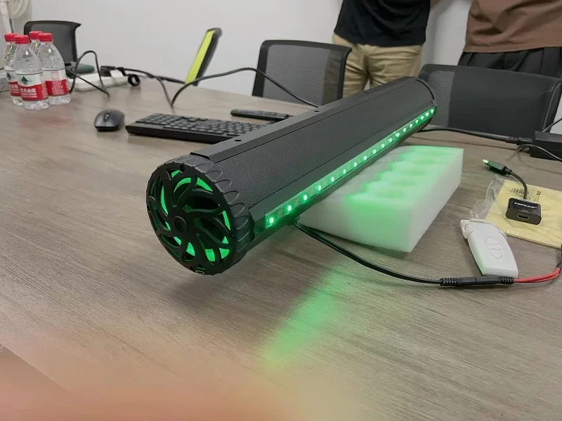 Bluetooth Marine Soundbar Speaker IP66 Outdoor 27 Inch With LED Pixel Lights Speaker System UTV ATV Golfcar Sound Bar