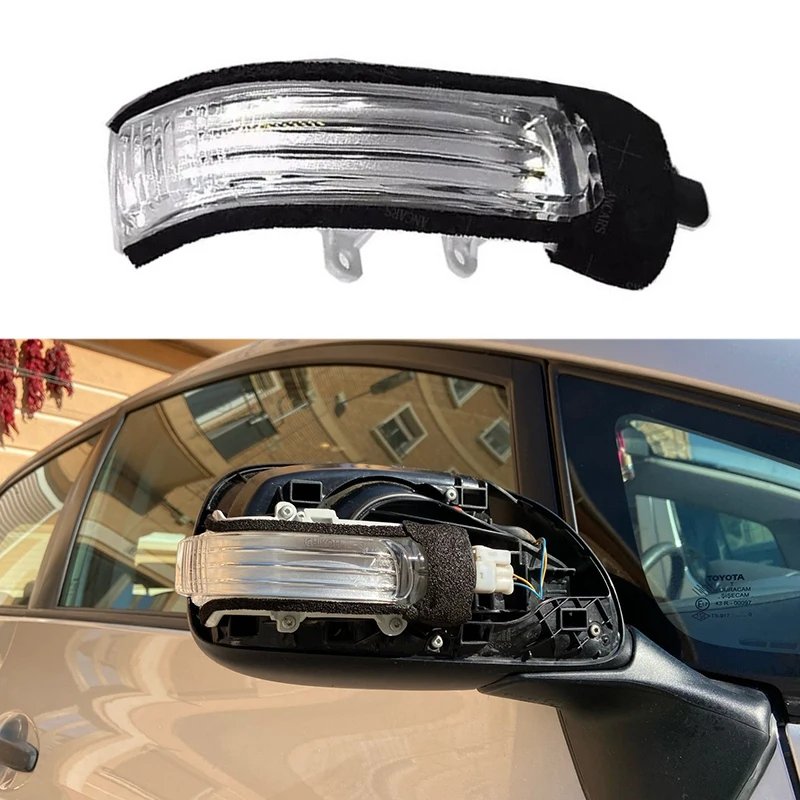 Car Right Side Rearview Mirror Turn Signal Side Mirror Light for Toyota COROLLA AURIS 2010-2012