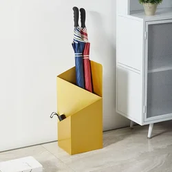 Creative iron umbrella stand Hotel lobby household floor type rain gear umbrella placement storage rack umbrella bucket