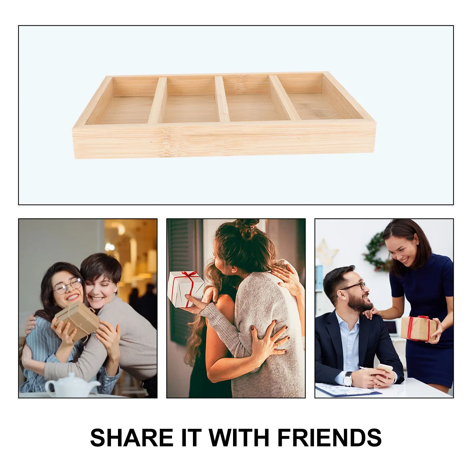 1Pcs Glasses Display Tray Creative Wooden Sunglasses Rack Fine Craftsmanship Delicate Details No Burrs Long-Term Use