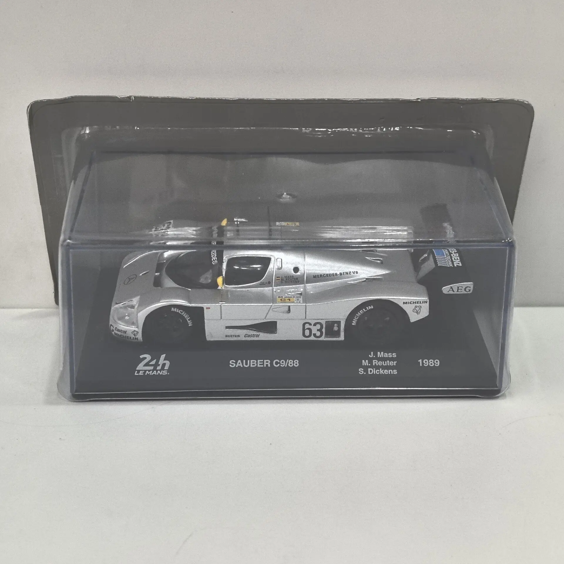 Diecast IXO 1/43 Scale BENZ C9/88 # 63 1989 Racing Q3 Alloy Car Model