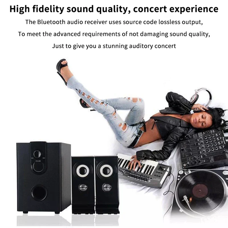 B6 Bluetooth Transmitter Receiver Wireless Audio Adapter For PC TV Headphone Car W 3.5mm AUX Jack USB Music Receiver Sender