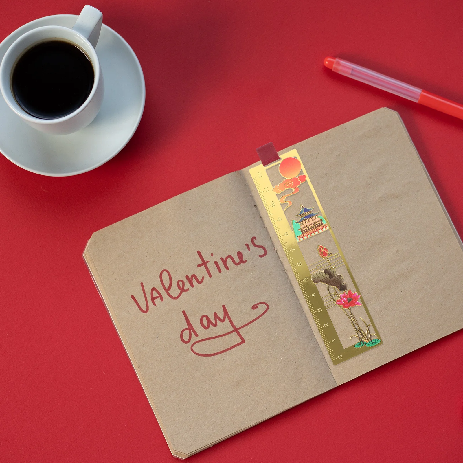 

Metal Bookmark Ruler Stencil Hollow For Students Stationery Gift Book Lovers Drawing Accessories Decorative Rulers