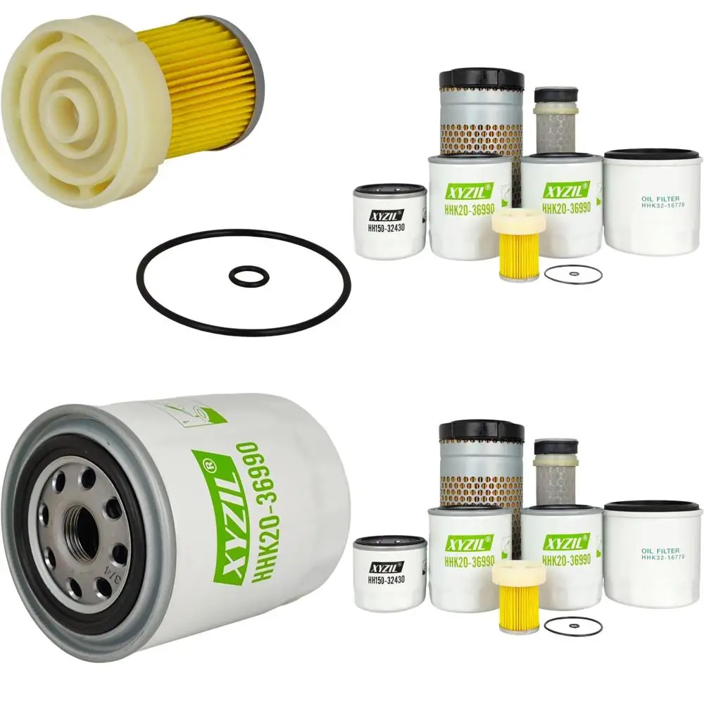 

Replacement Filter Kit for RTV-X900 HST Outer Inner Air Hydraulic Oil Suction Fuel 1G319-11210 HH150-32430 HHK70-14070 HHK32-167