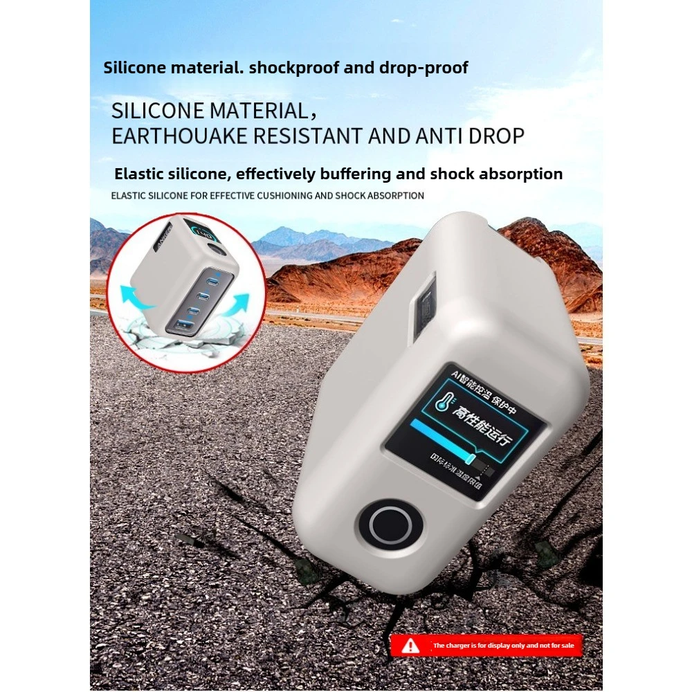 For Anker Zolo 140W - Charger Silicone Sleeve Dust Protection & Shockproof Case With Full Coverage Shell
