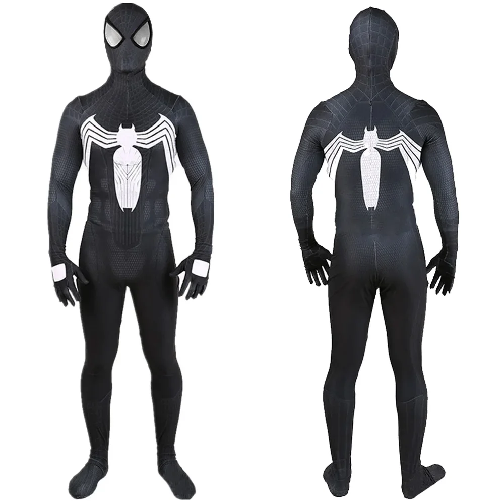 Venom Symbiote Spiderman Costume Superhero Cosplay Spidey Cosplay Halloween Costume Zentai Suits Bodysuit Halloween Disfraces