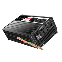 SWIPOWER 48V 1500W Pure Sine Wave for Car Power Inverter RV Truck Converter 3000W Surge with Hardwire Port AC 220V Output