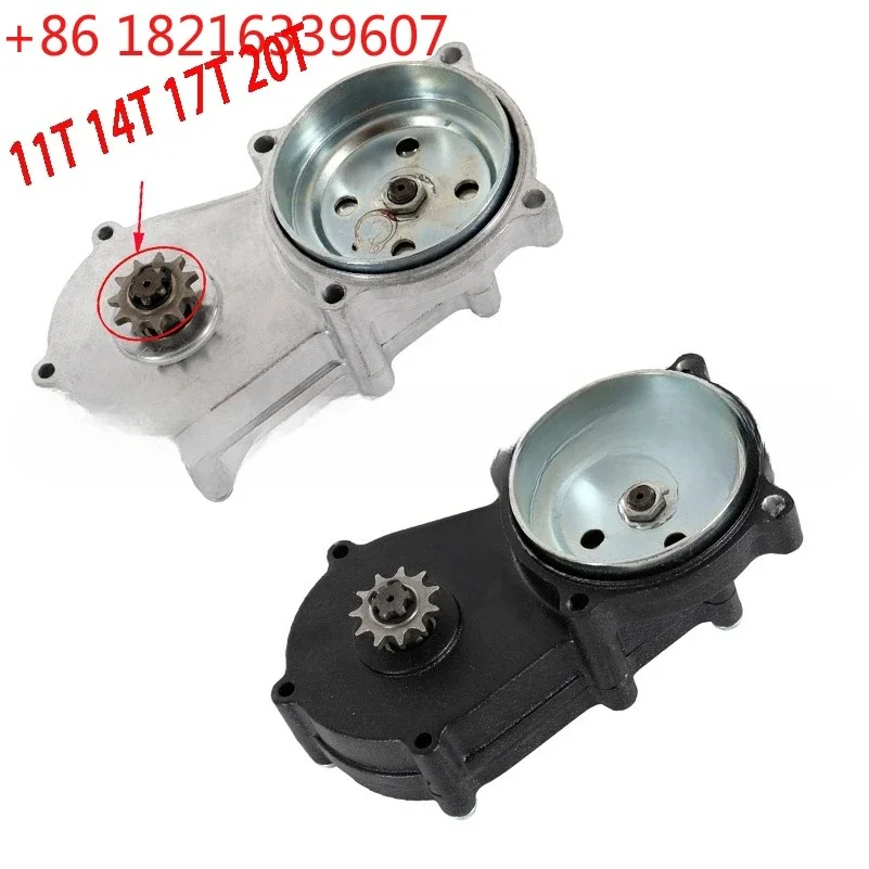 TAO 11  14 17 20 Tooth T8F 43CC 47CC 49CC Dual Chain Clutch Gear Box Black Mini Moto Pit Dirt Bike Quad  Buggy Go kart