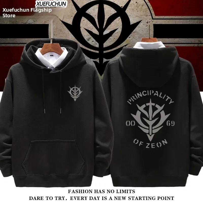 

Мобильный костюм Zeta Anime Hoodie ex Trendy Long Sve Удобная куртка с капюшоном из смеси хлопка и полиэстера для молодежи