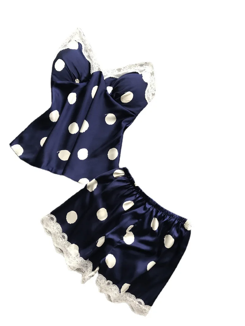 الأوروبية والأمريكية الجديدة الساتان الدانتيل البولكا نقطة الحمالة السراويل مجموعة الجنس، مبيعات المصنع مباشرة #5