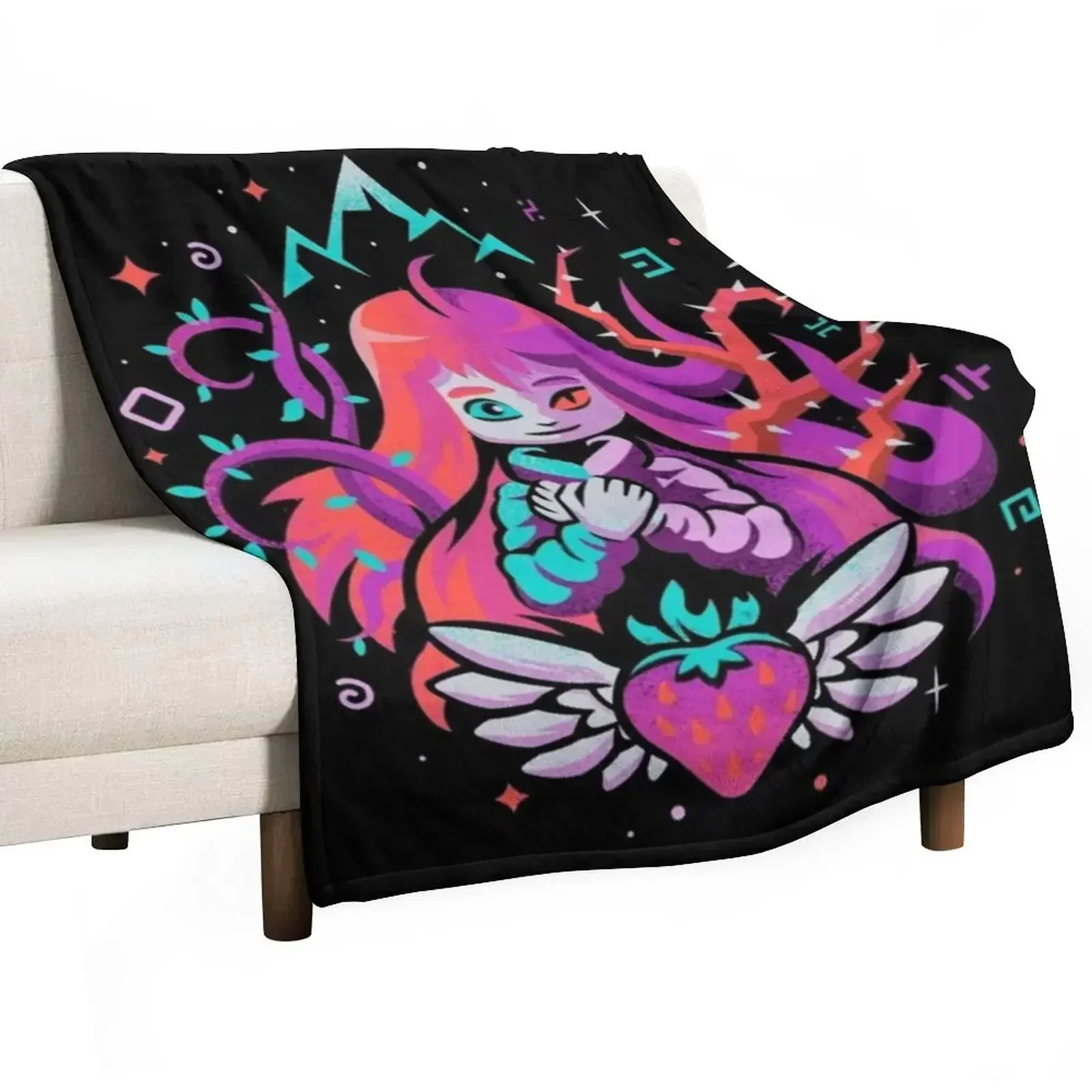 Celeste game Throw Blanket Bed linens Furrys Sofa Throw Blankets