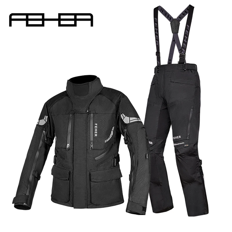 

FEHER Motorcycle Suits Four Seasons Universal Motorcycle Jackets Man Rally Suit Windproof Waterproof Professional Riding Suits
