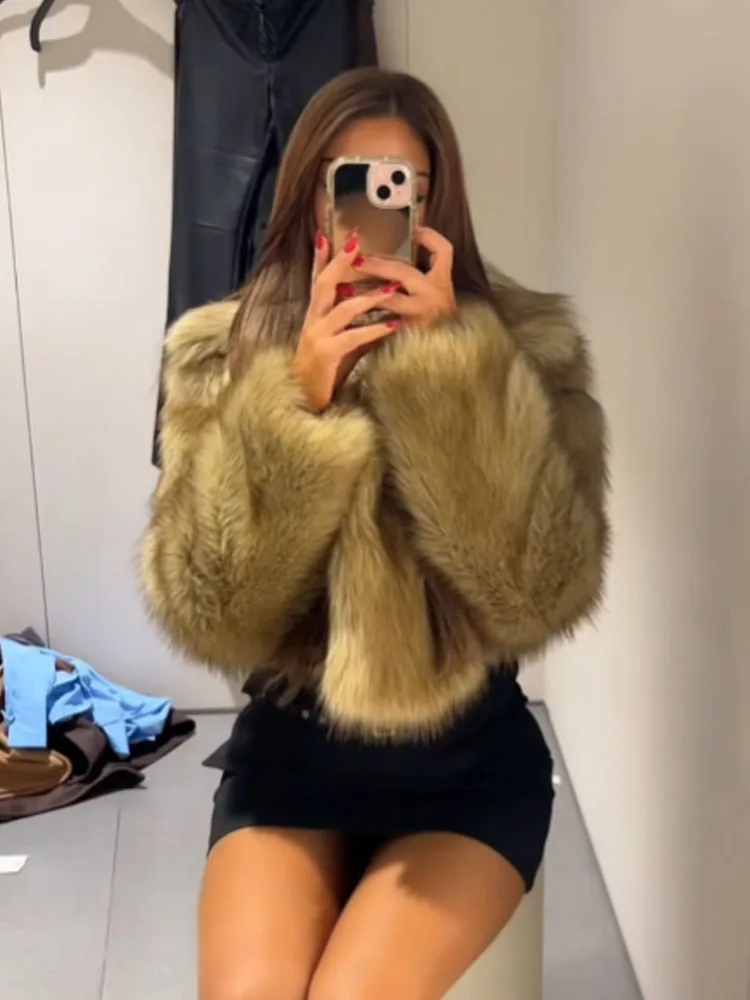 

HH женское зимнее новое модное свободное короткое пальто однотонное с отложным воротником и длинными рукавами на пуговицах женские элегантные теплые пальто