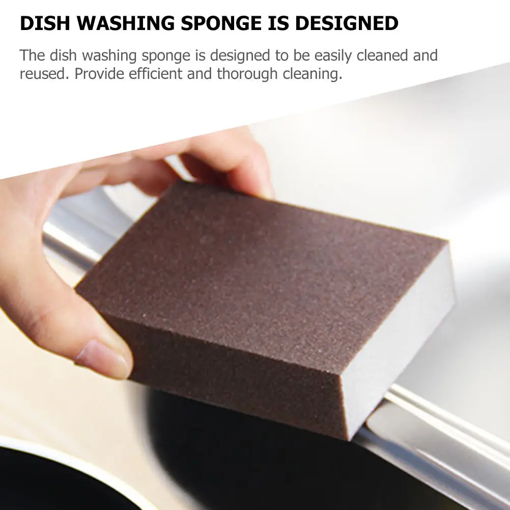 15Pcs Multi-Function Scrub Sponge High Grade Emery Sponges for Grease Oil Stain Removal Bowls Walls Tabletops Home Use
