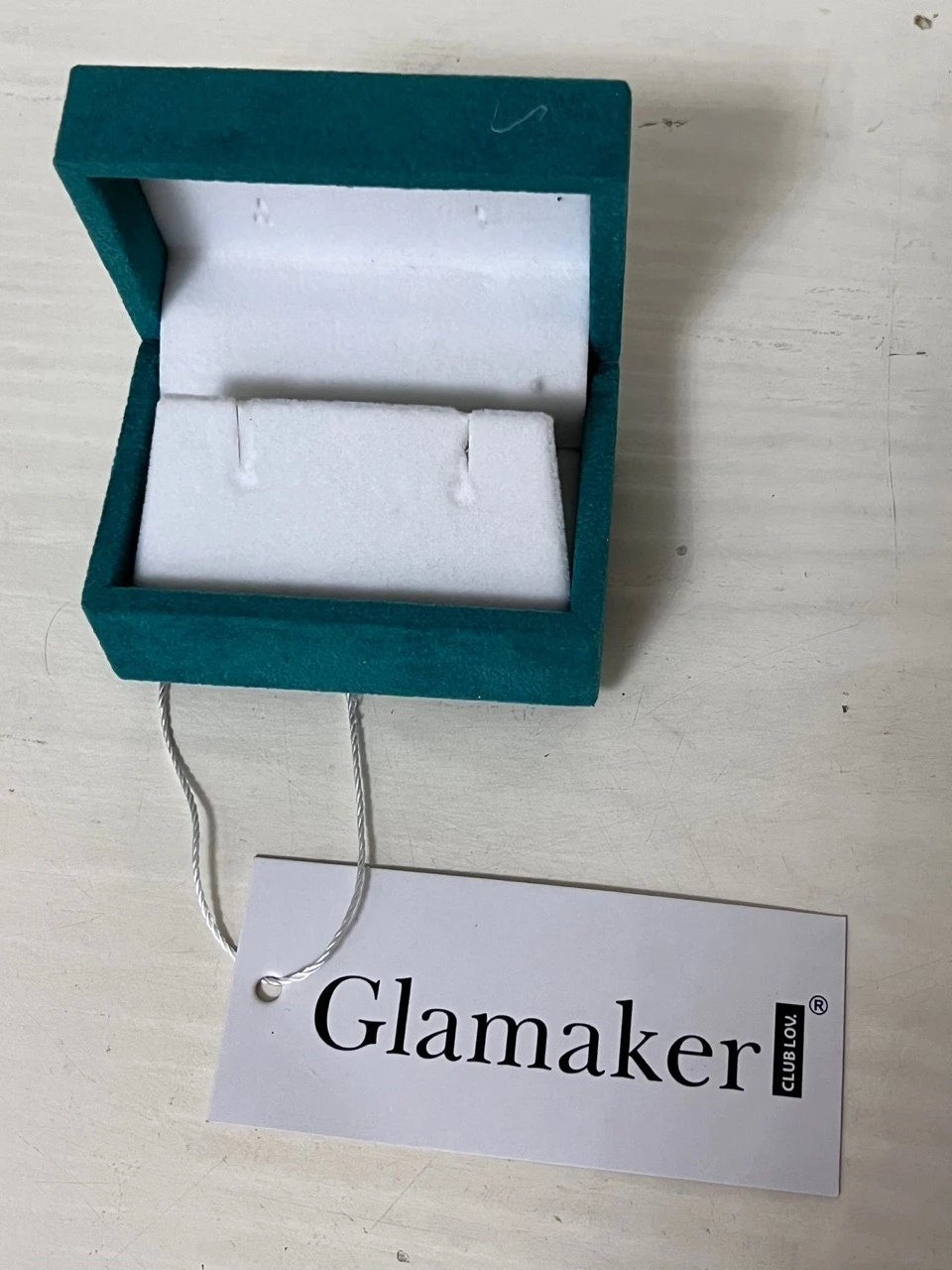 

Glamaker Mini Jewelry Box Organizer Display Travel Jewelry Zipper Case Boxes Portable Earrings Necklace Ring Jewelry Box