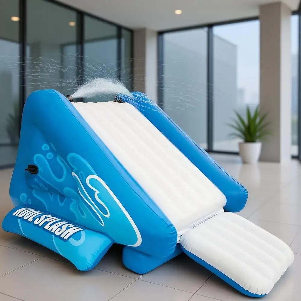 

Прочный надувной игровой центр с горкой для детей от 6 лет, комплект для ремонта в комплекте, модель 58849EP