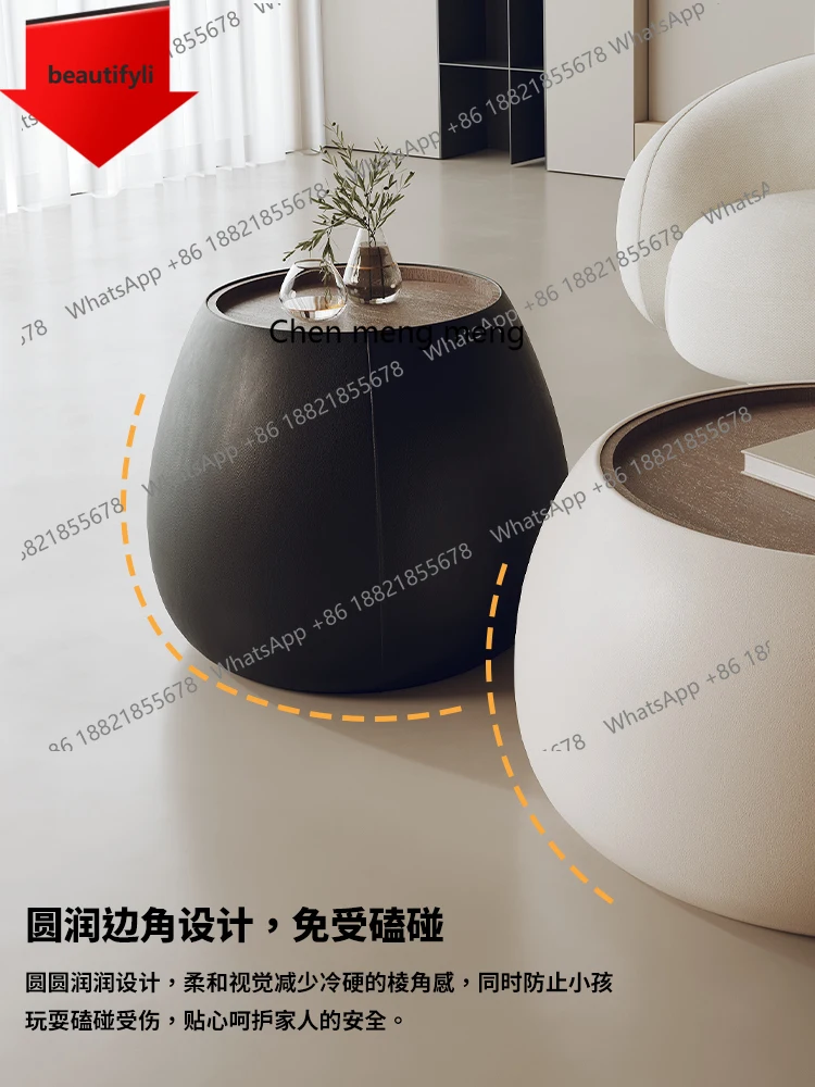 

X188 Журнальный столик для гостиной, бытовой светильник, роскошная маленькая квартира, кремовый ветер, креативный круглый журнальный столик, комбинация