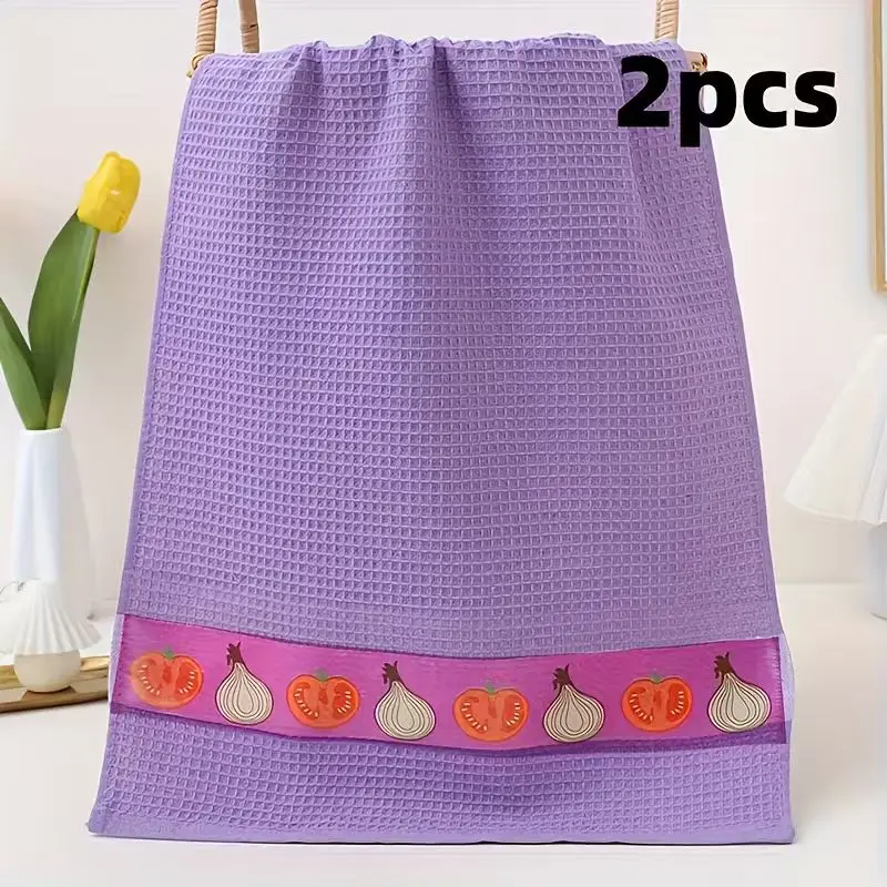 Colorful Waffle Kitchen Towels 5