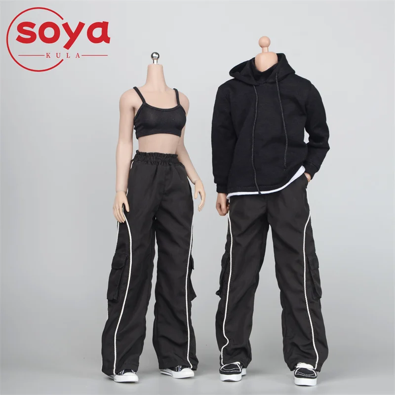 ألعاب الفلفل الحار 1/6 سترة نسائية بنمط وظيفي واسعة الساق برباط ملابس نموذج مناسب 12 بوصة دمى جسم على شكل جندي #2