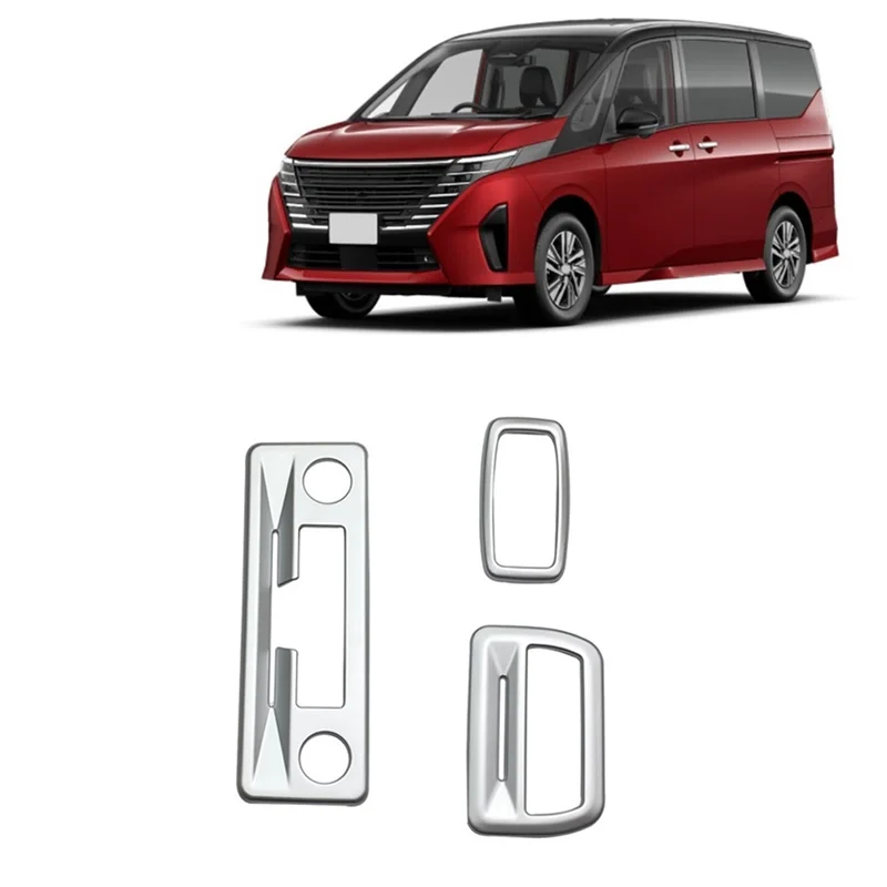 

Для NISSAN SERENA C28 2023 2024 автомобильный светильник для чтения на крыше, декоративная рамка, аксессуары для интерьера, 3 шт.