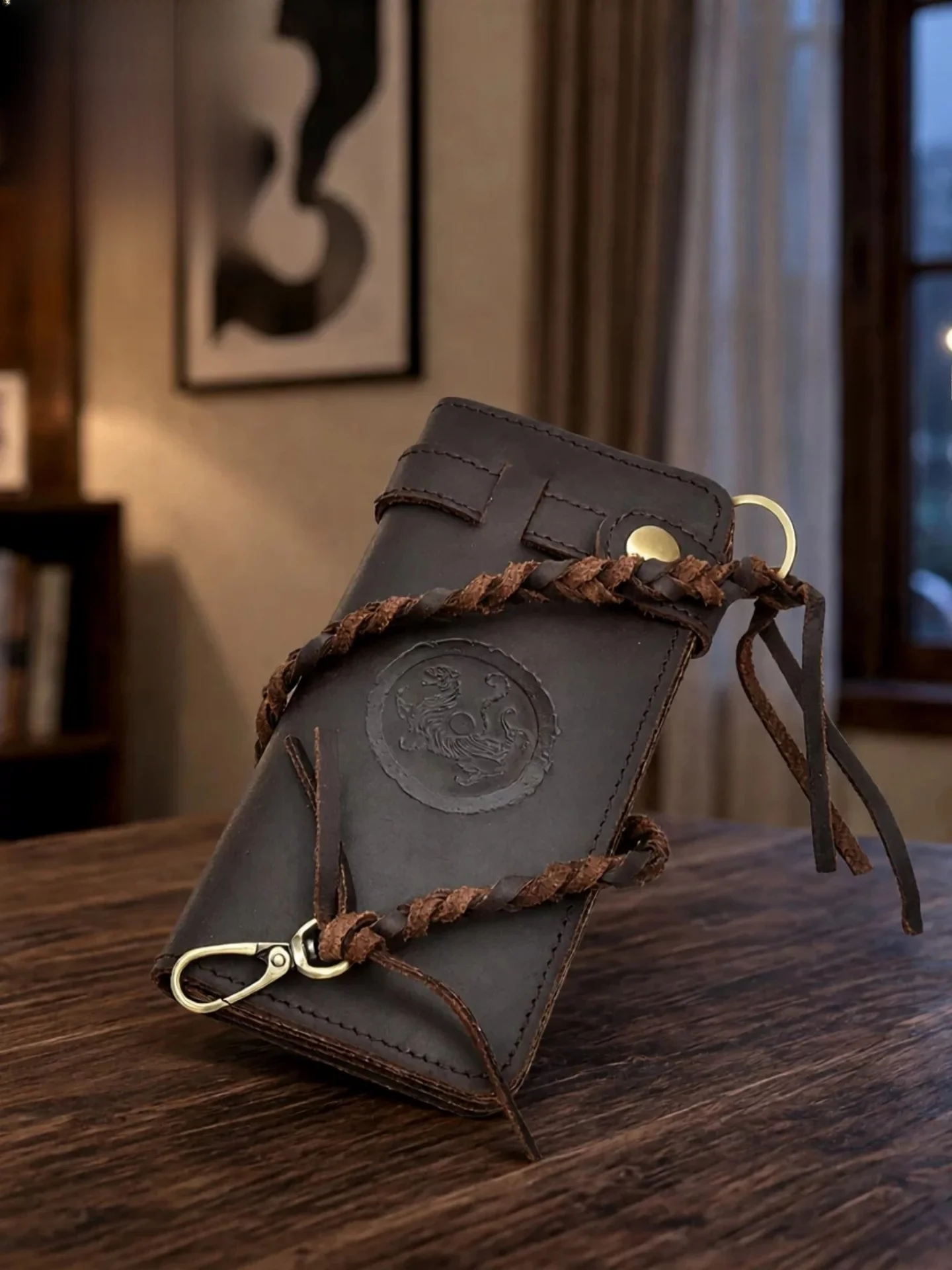 yuqixuan-vintage-large-capacity-long-men's-wallet-top-layer-cowhide-multi-layer-handheld-bag-multi-card-slot-wallet