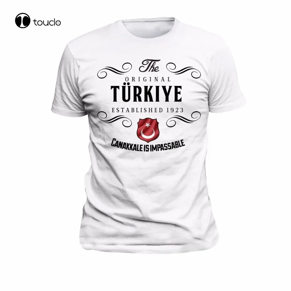 T-Shirt Turkey Original Canakkale Honor Proud Country New Summer Fashion Short Sleeves Cotton Design Your Own T Shirt Unisex