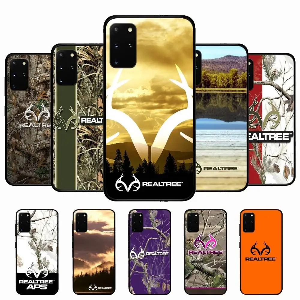 Realtree Real Tree Camo Phone Case For Samsung S 24 Fe 25 Ultra Plus 20 Lite 21 30 22 23 24 22 Ultra 5G Fundas