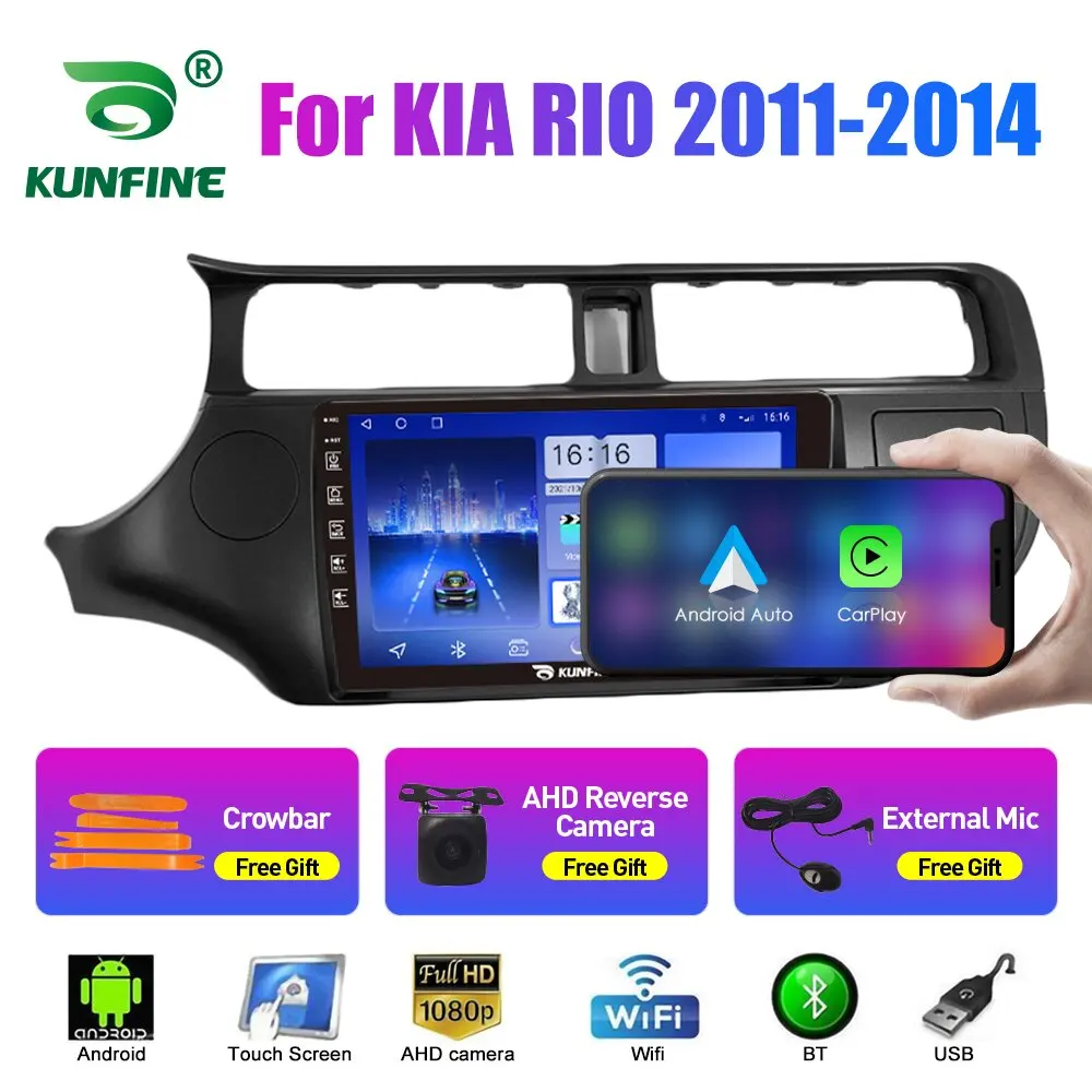 

Автомобильный радиоприемник для KIA RIO 2011-2014 2Din Android, восьмиядерный автомобильный стерео DVD, GPS-навигатор, плеер, мультимедиа, Android, авто Carplay