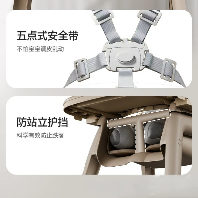 كرسي طعام سميك للأطفال، كرسي طعام تجاري متعدد الوظائف لمطعم الفندق، كرسي طعام للأطفال الرضع