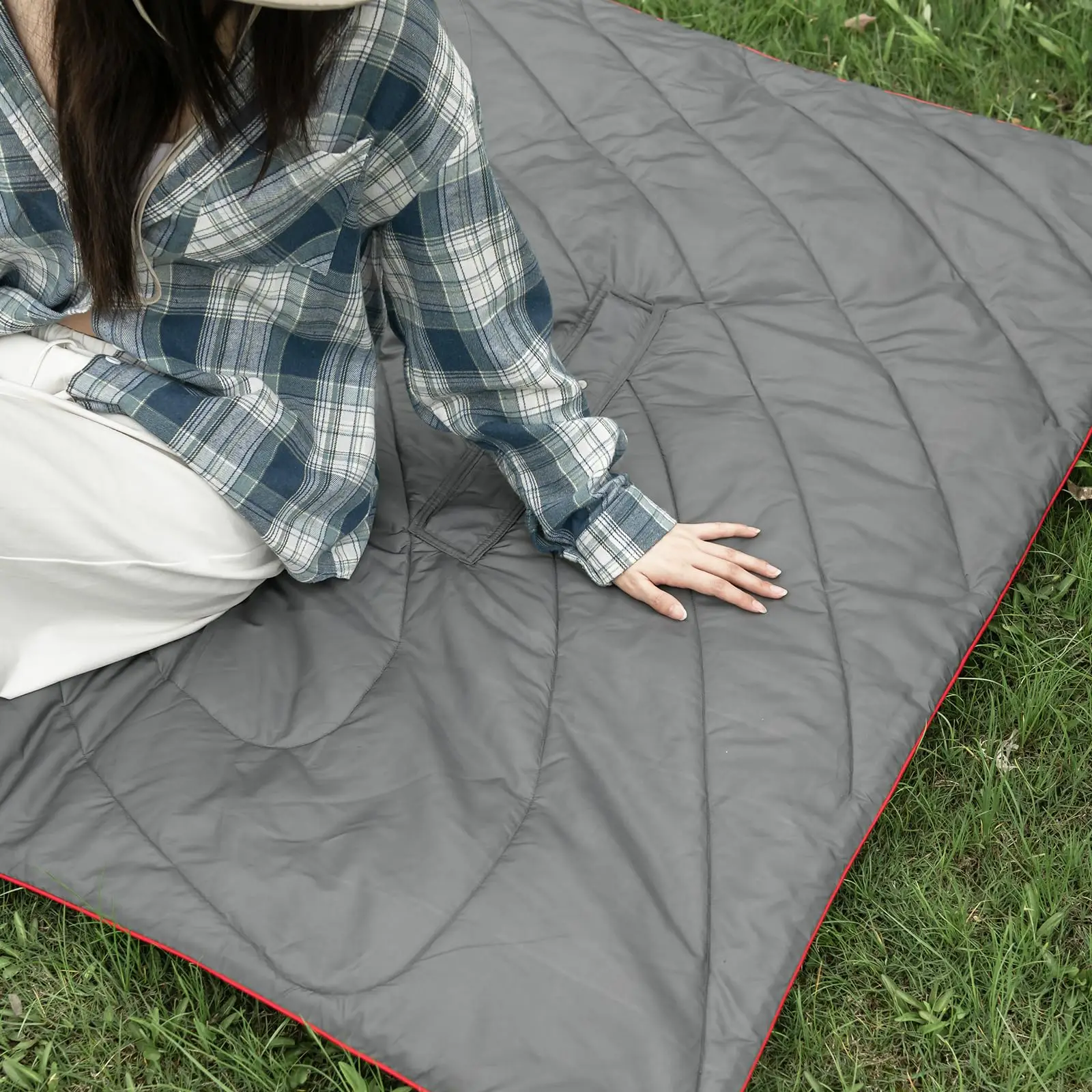 Good Nite Coperta da esterno, calda isolamento termico e impermeabile, ultraleggera e portatile per il campeggio