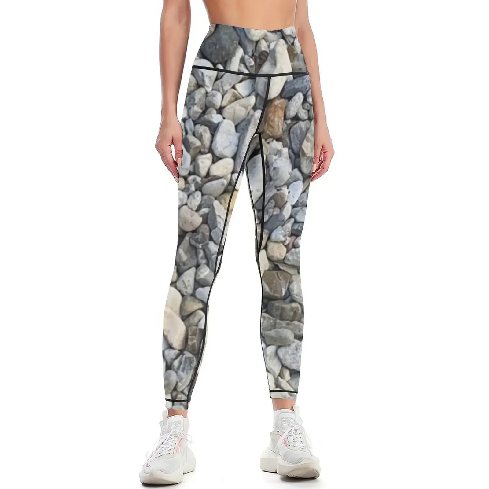 

Rock Pattern | River Rock | Smooth River Stones Leggings for girls Jogger pants Sports female Womens Leggings