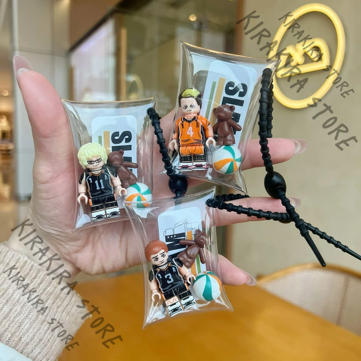 

Haikyuu!! Pendant Anime Manga Kei Tsukishima Cartoon Keychain Backpack Decoration Cosplay Keyring Hanging Drop