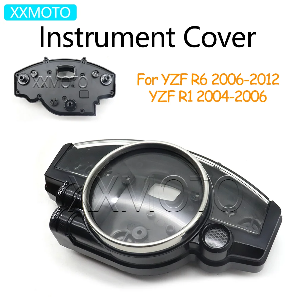 

For Yamaha YZFR6 YZF-R6 06-12 YZFR1 04-06 YZF R6 R1 Motorcycle Instrument Shell Speedometer Gauge Tachometer Housing Cover