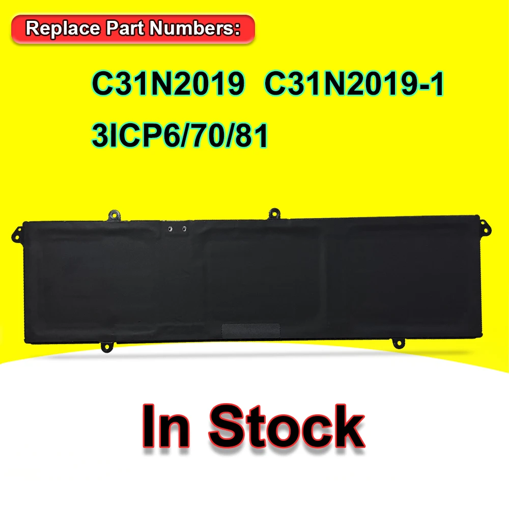 C31N2019 For ASUS VivoBook Pro 14X OLED M7400 15 OLED M3500 M3500QC-L1062T L1079T L1081T Series Laptop Battery 3ICP6/70/81