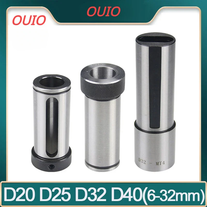 

OUIO D20 D25 D32 D40 6mm-32mm Mechanical lathe Guide sleeves Seismic sleeves turning tools Auxiliary tool Taper shank