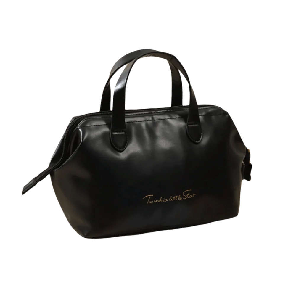 

Large-Capacity Travel Cosmetic Bag Portable Washbag PU Makeup Pouch Waterproof Handheld Multifunctional Toiletry Kit Bathroom