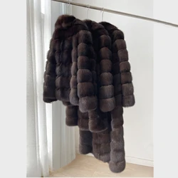 Lisa Colly Women Luxury Mink Coats Autumn Winter Fluffy Lapel Faux Fur Coat Women Elegant Thick Warm Faux Fur Jackets