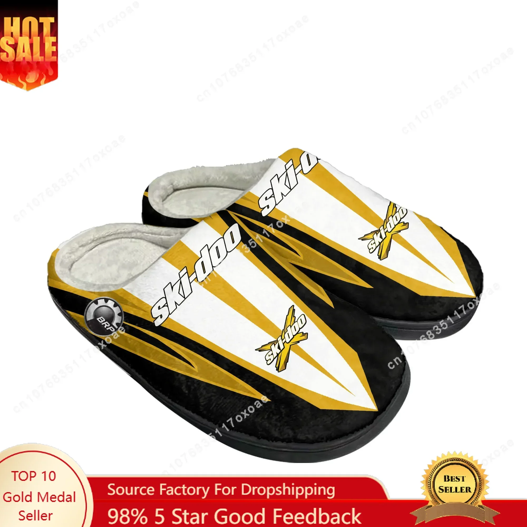 

Ski-doo Shoes Home Cotton Slippers Mens Womens Plush Bedroom Casual Keep Warm Shoes Thermal Indoor Slipper Customized DIY Shoe