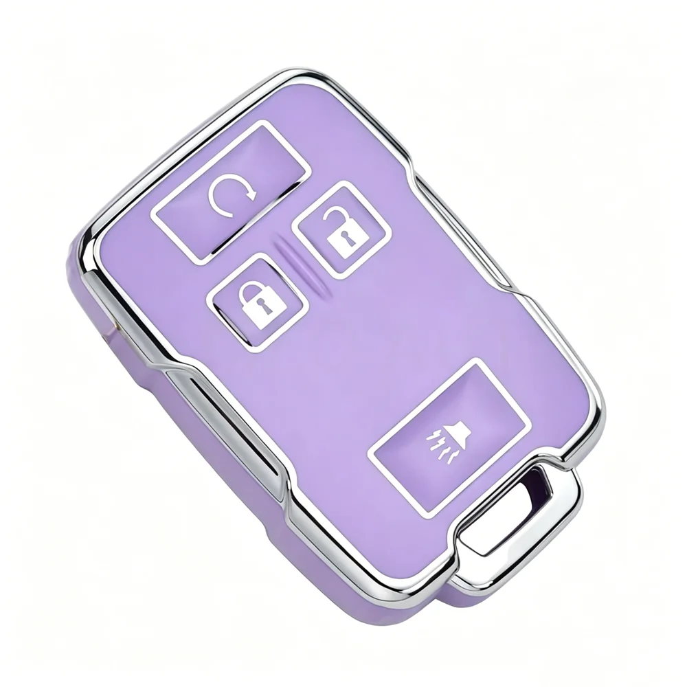Funda de TPU para llave de coche Chevy Colorado LT Silverado GMC Canyon SLE Sierra 3500HD 2016-25, protector de llave, carcasa, llavero