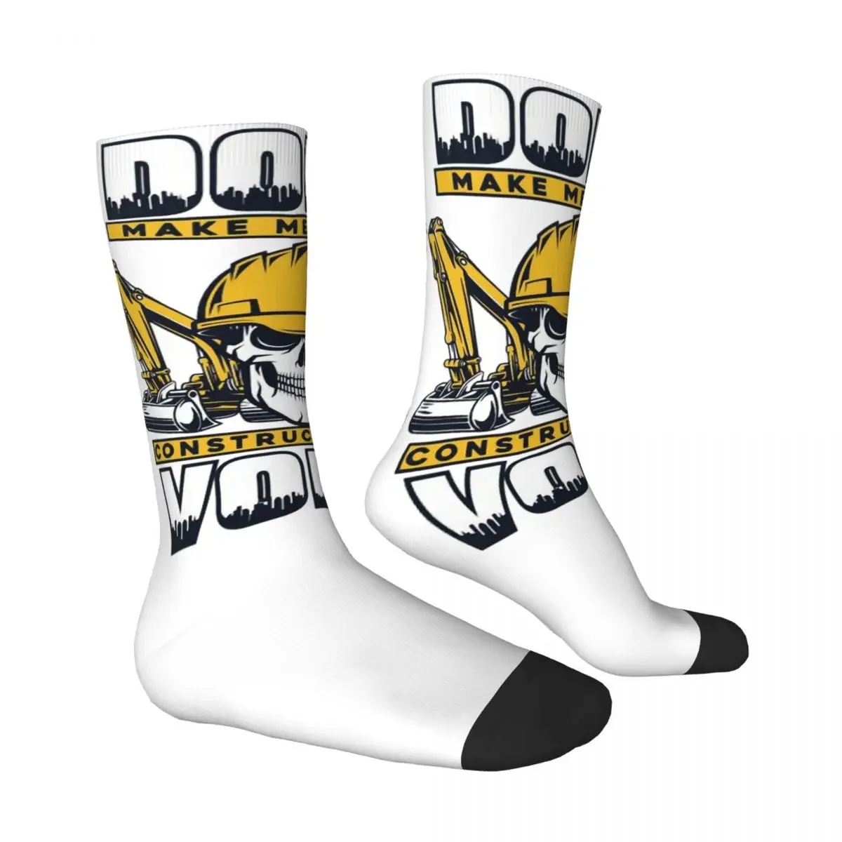 Heavy Equipment Backhoe Operator Unisex Winter Socks Outdoor Happy Socks Street Style Crazy Sock