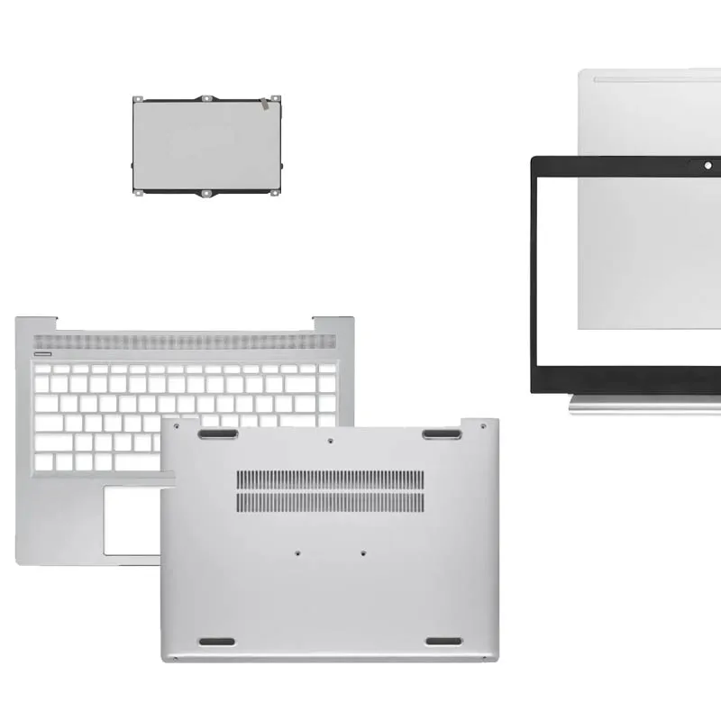 For HP ProBook 14 440 G7 445 G7 Zhan 66 NEW Laptop LCD Back Cover/Front Bezel/Palmrest Upper Case/Bottom Case Silver