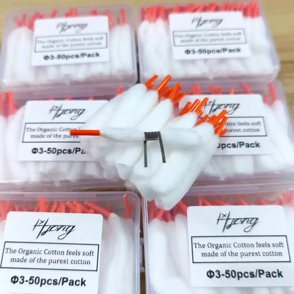Oryginalny Hong 500szt 250/100/50szt Długość 65mm Głowica 3mm Bawełna Hurtownia VS MUJI — zdjęcie produktu 2