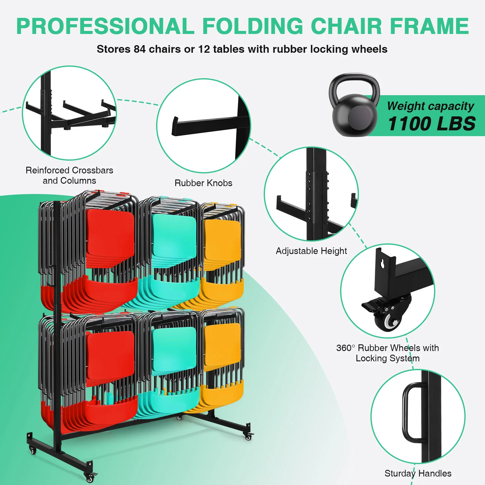Folding Chair Rack …