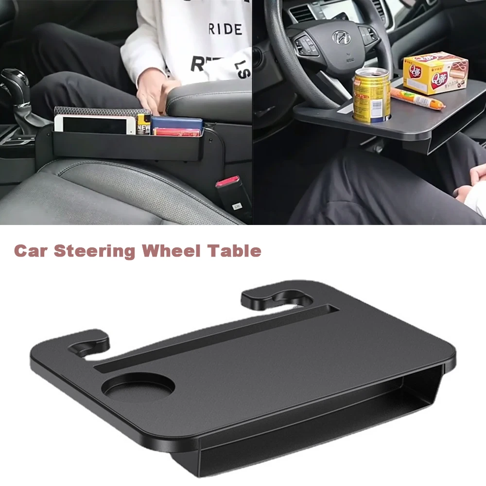 Multi-used Car Steering Wheel Table Portable Car Laptop Computer Desk Mount Stand Seat Gap Filler Organizer Car accessory